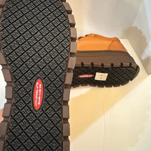 Skechers Women's Jammers Sr - Tepin Comp Toe Chestnut - Picture 10 of 14